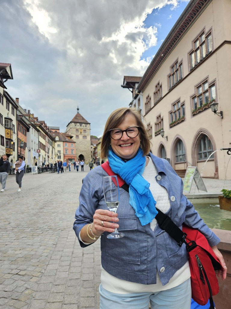 Sigrid Klaiber bei der Stadtfuehrung